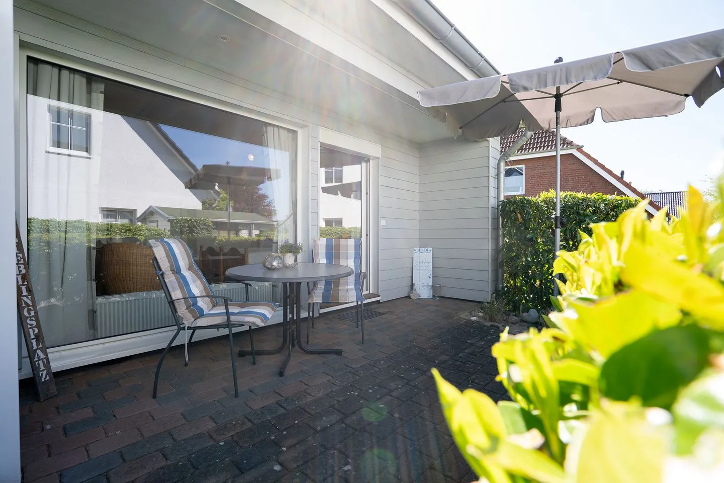 (STR90a) Ferienwohnung "Haus Diana 1" F*** Niendorf - Terrasse