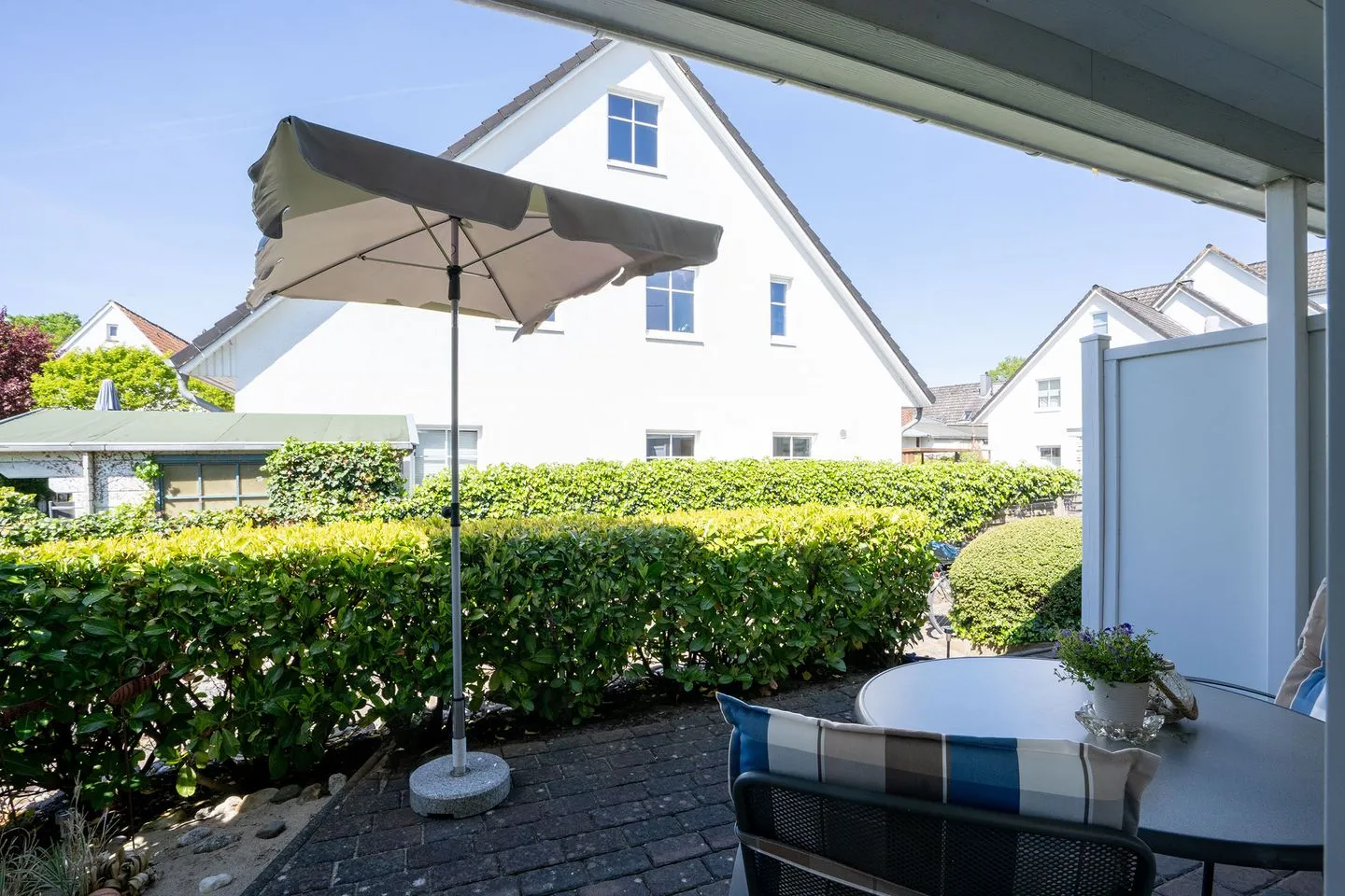 (STR90a) Ferienwohnung "Haus Diana 1" F*** Niendorf - Terrasse