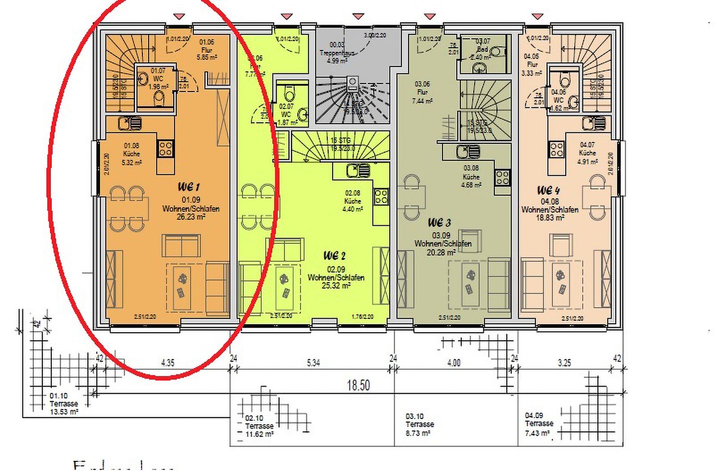 Viktoria 4 you - Whg. 1 Westerland - Grundriss