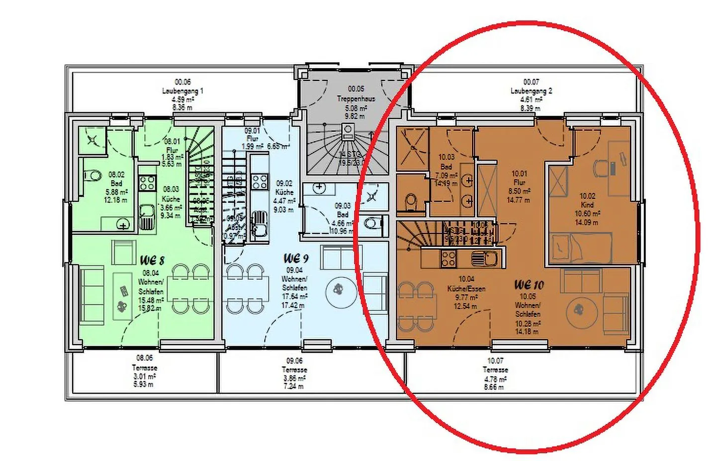 Viktoria 4 you - Whg. 10 Westerland - Grundriss
