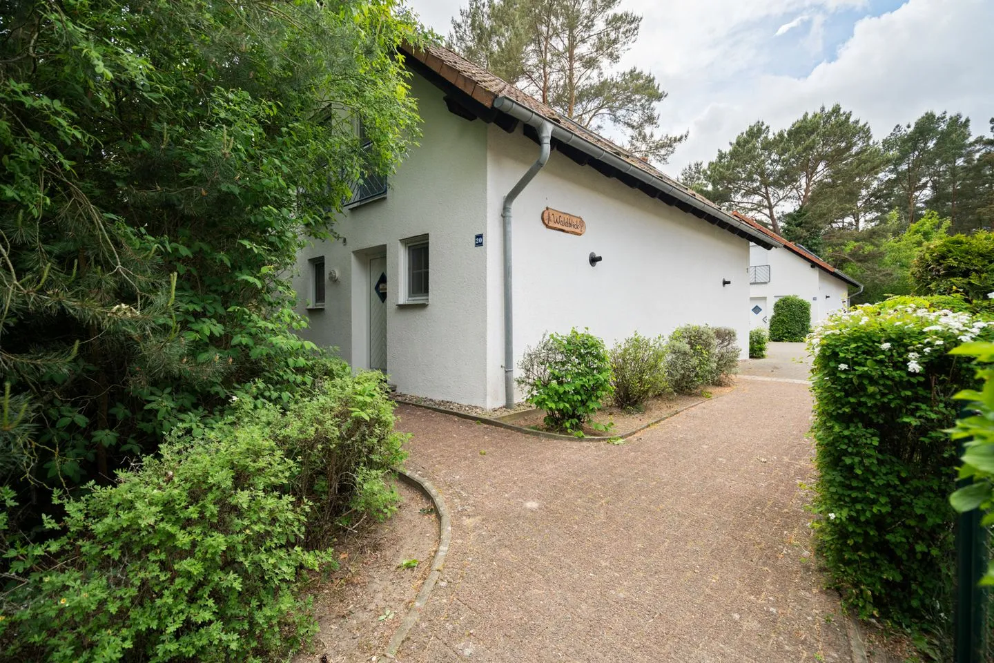 Waldblick Plauer See - Ferienhaus Waldblick am Plau am See Gebäudeansicht