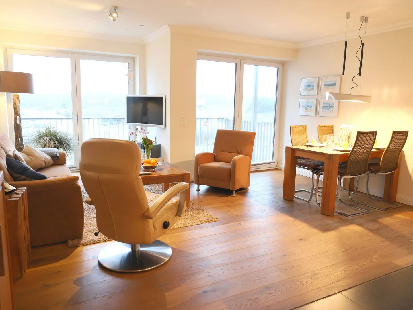 Brandenburger Straße 5b, Whg. 6 Westerland - Wohnzimmer