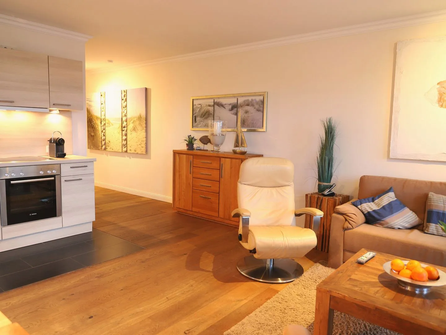 Brandenburger Straße 5b, Whg. 6 Westerland - Wohnzimmer