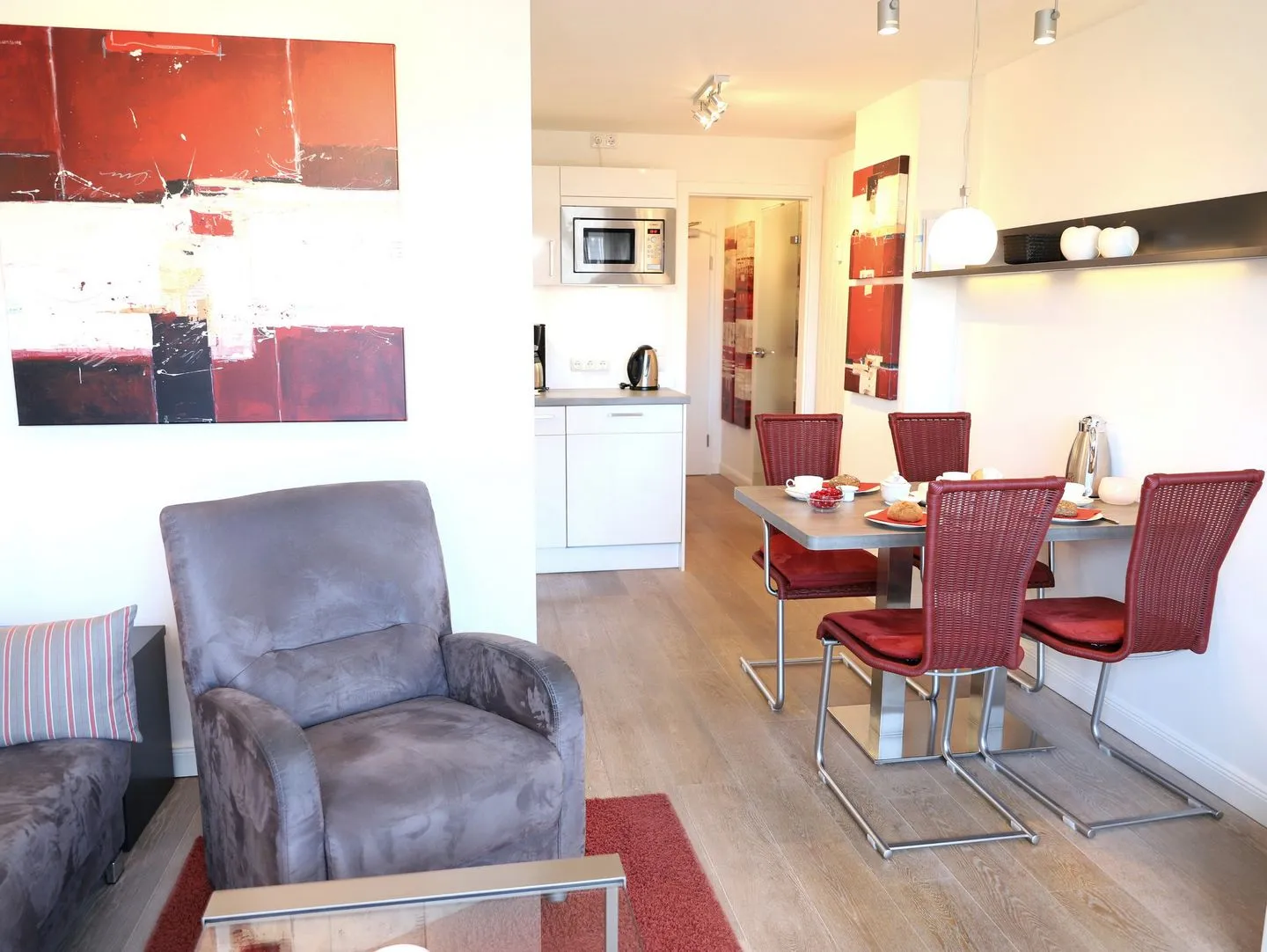 Viktoriastraße 6, Viktoria Residenz, Whg. 19 Westerland - Wohnzimmer