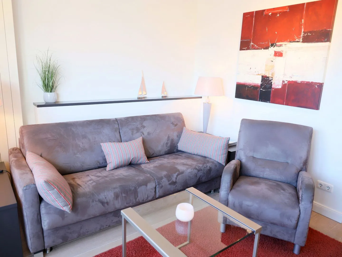 Viktoriastraße 6, Viktoria Residenz, Whg. 19 Westerland - Wohnzimmer