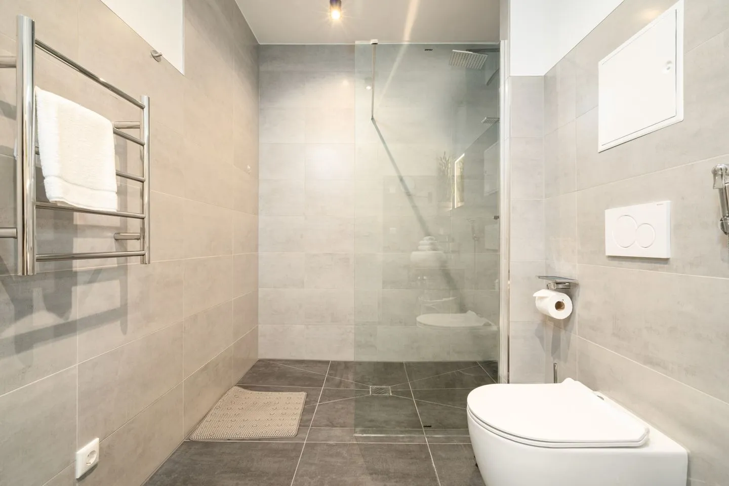Schwalbenblick Klink - Ferienwohnung Schwalbenblick Klink mit ebenerdiger Dusche