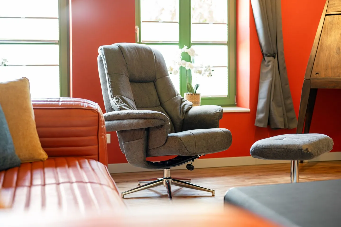 Schwalbenblick Klink - Ferienwohnung Schwalbenblick Klink mit bequemen Sessel