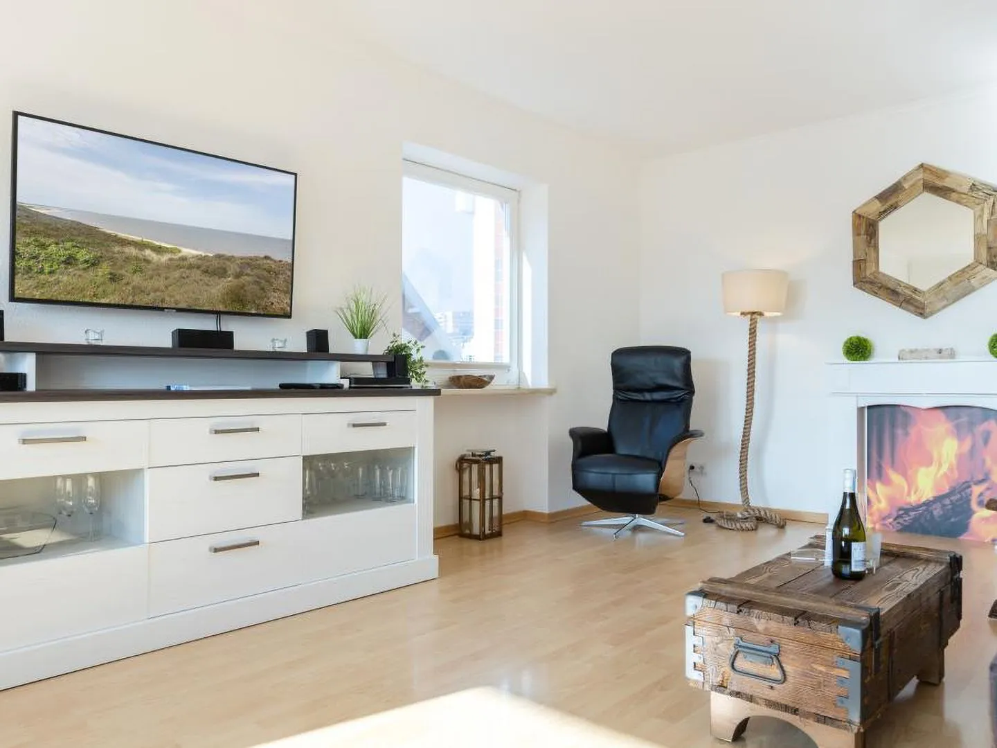 Käpt´n-Christiansen-Str. 17, Whg.7 Westerland - Wohnzimmer