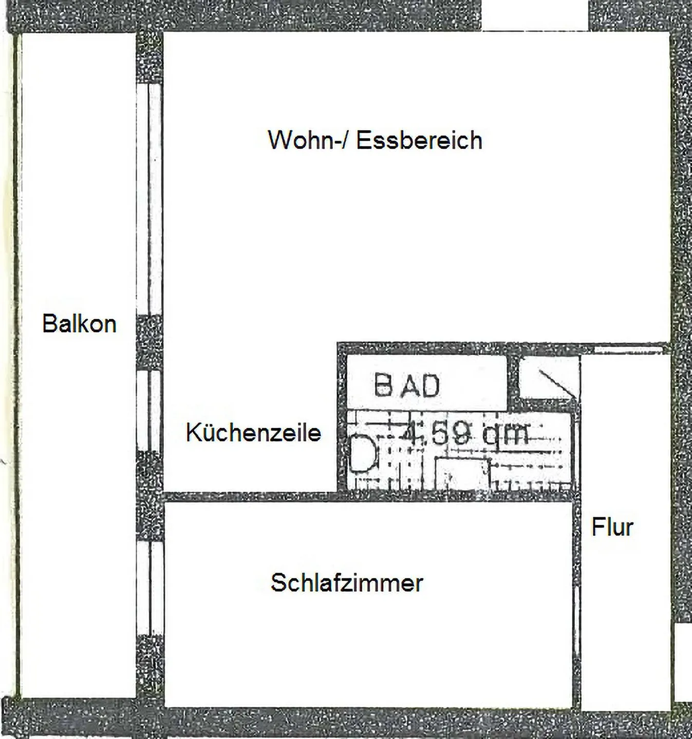 Käpt´n-Christiansen-Str. 17, Whg.7 Westerland - Grundriss