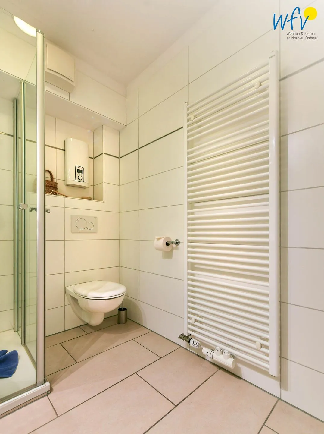 Haus Anna See Ferienwohnung Südperle Wangerooge - Badezimmer