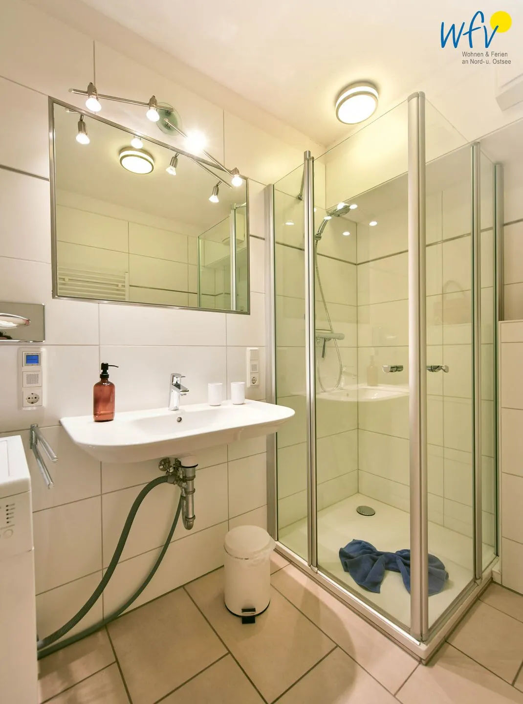 Haus Anna See Ferienwohnung Südperle Wangerooge - Badezimmer
