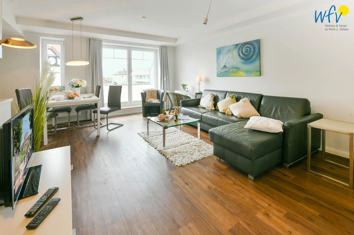 Haus Anna See Ferienwohnung Südperle Wangerooge - Wohnzimmer