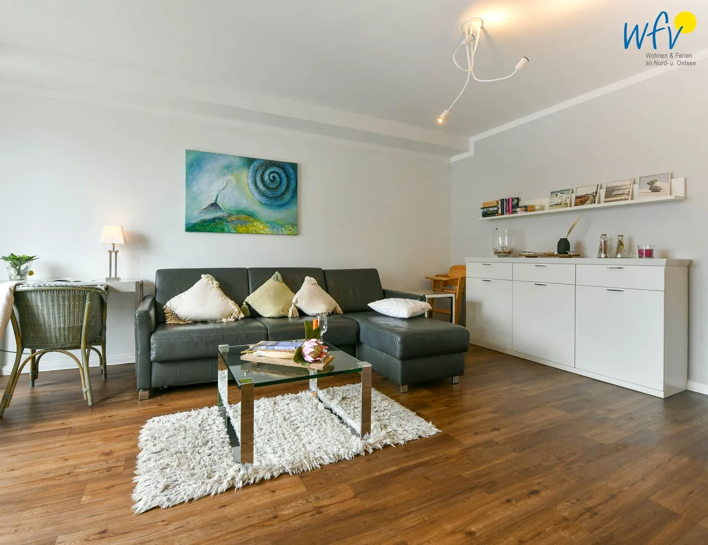 Haus Anna See Ferienwohnung Südperle Wangerooge - Wohnzimmer