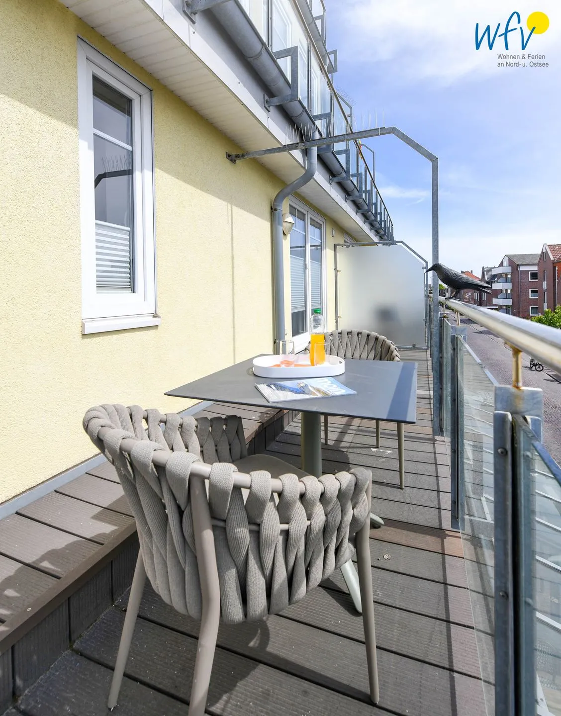 Haus Anna See Ferienwohnung Südperle Wangerooge - Terrasse