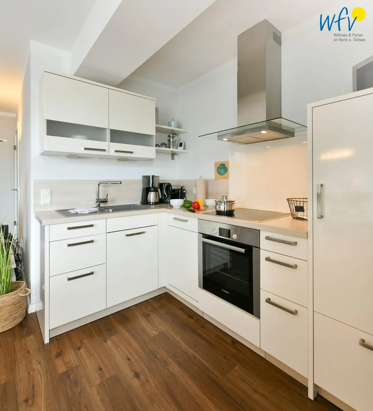 Haus Anna See Ferienwohnung Südperle Wangerooge - Küche / Küchenzeile