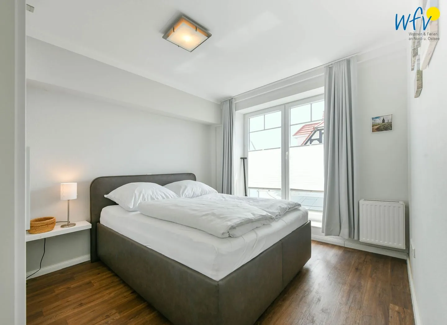 Haus Anna See Ferienwohnung Südperle Wangerooge - Schlafzimmer