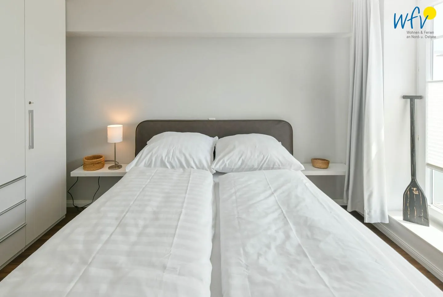 Haus Anna See Ferienwohnung Südperle Wangerooge - Schlafzimmer
