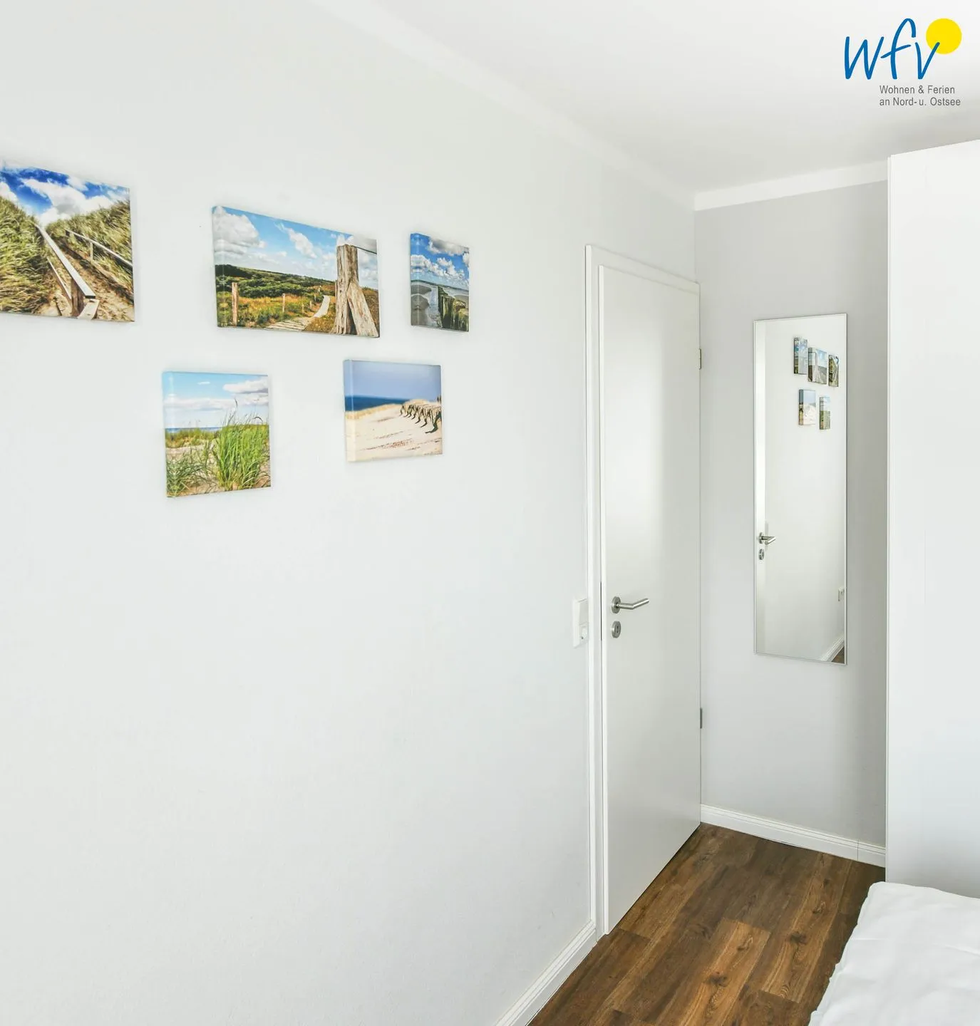 Haus Anna See Ferienwohnung Südperle Wangerooge - Schlafzimmer