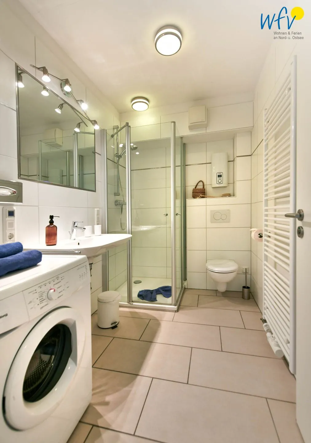 Haus Anna See Ferienwohnung Südperle Wangerooge - Badezimmer