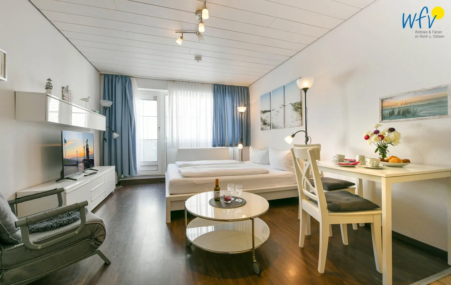 Haus Passat Ferienwohnung 12 Wangerooge - Wohnzimmer