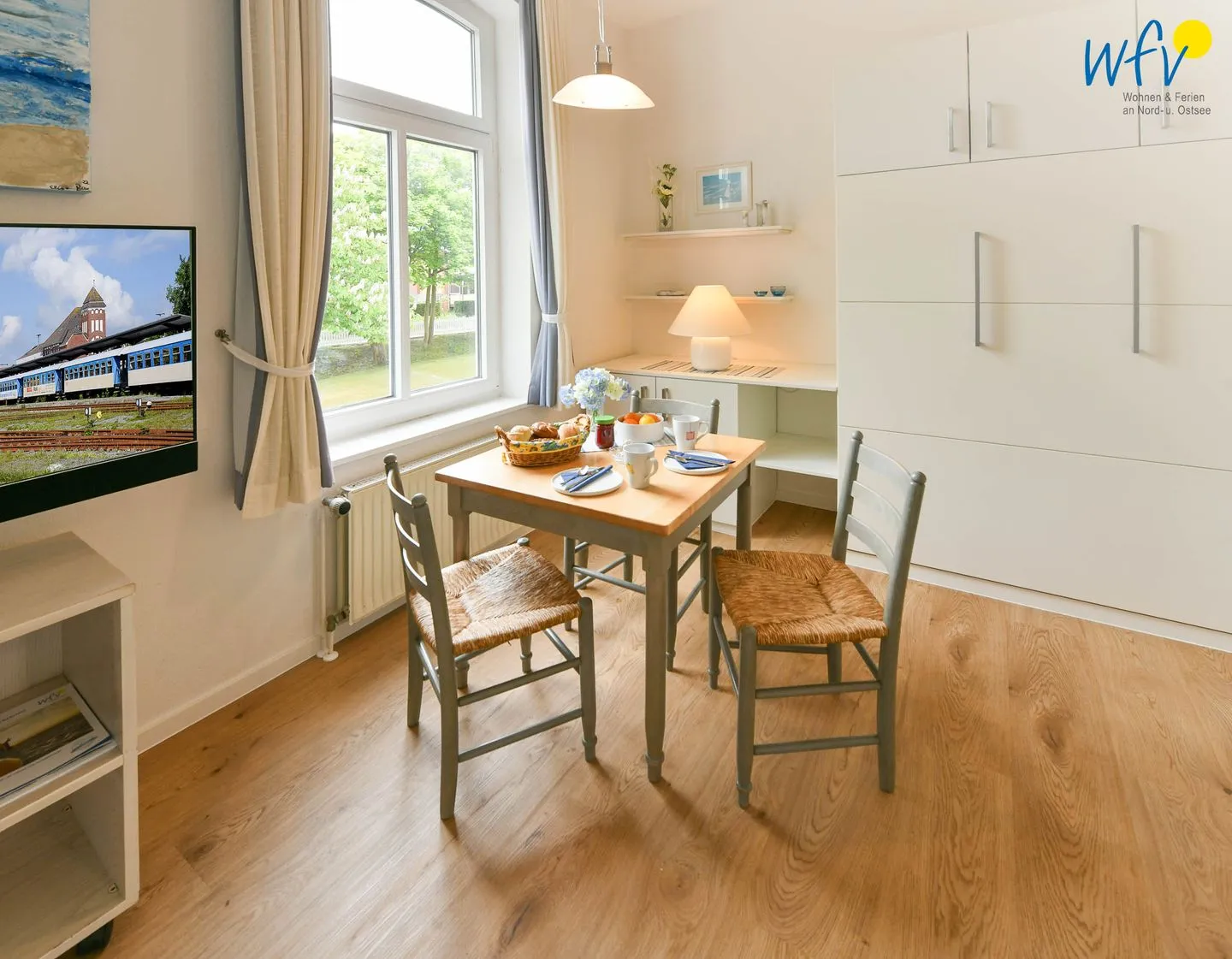 Residenz am Rosengarten Ferienwohnung 9 Wangerooge - Wohnzimmer