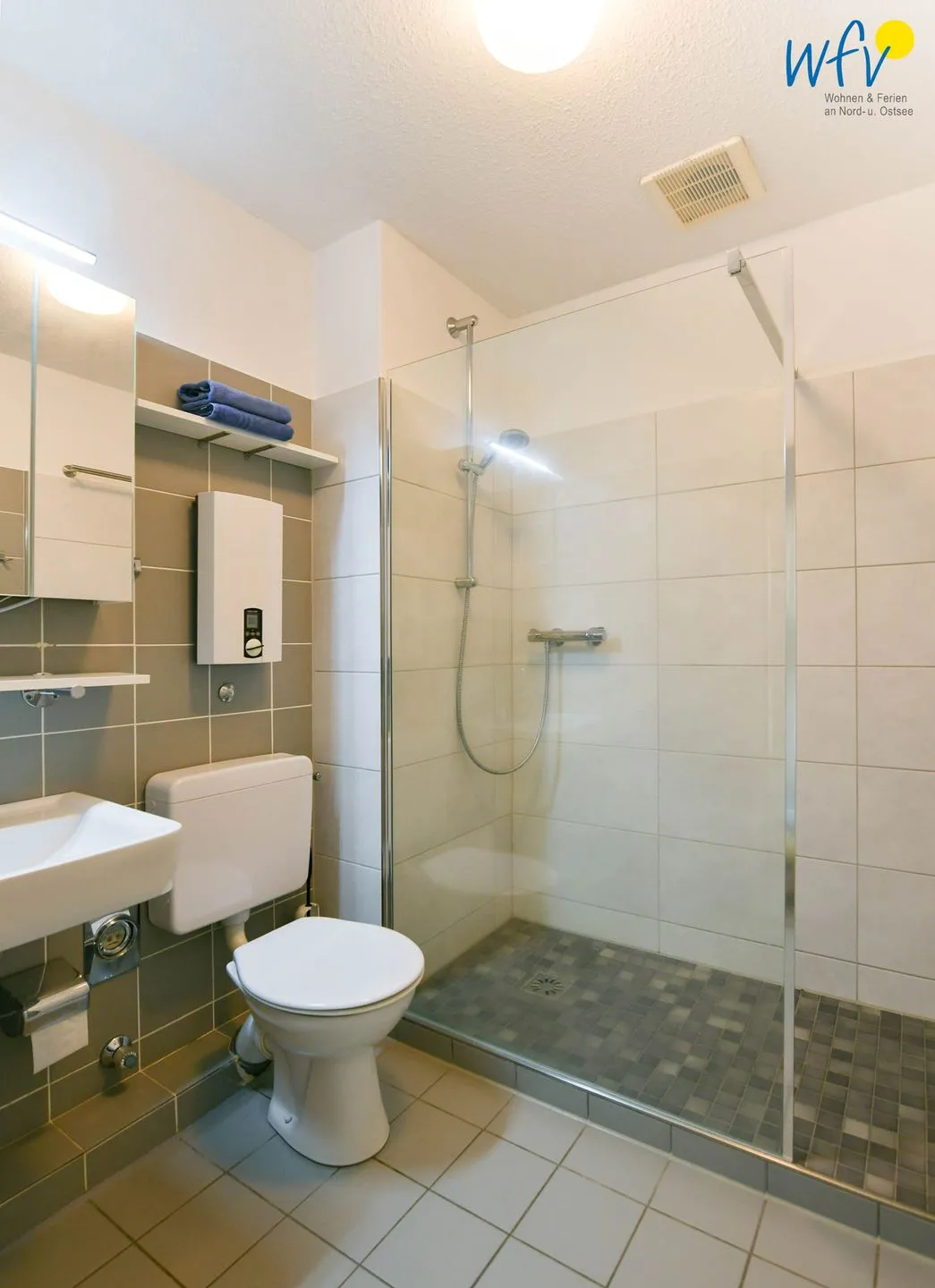 Residenz am Rosengarten Ferienwohnung 9 Wangerooge - Badezimmer