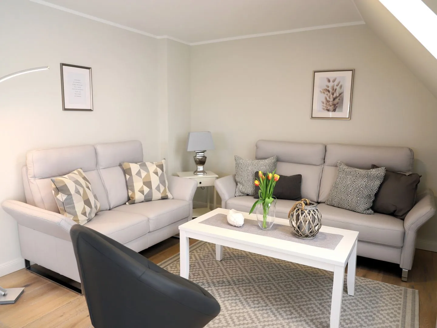 Nordhedig 7, Whg. 7b Westerland - Wohnzimmer