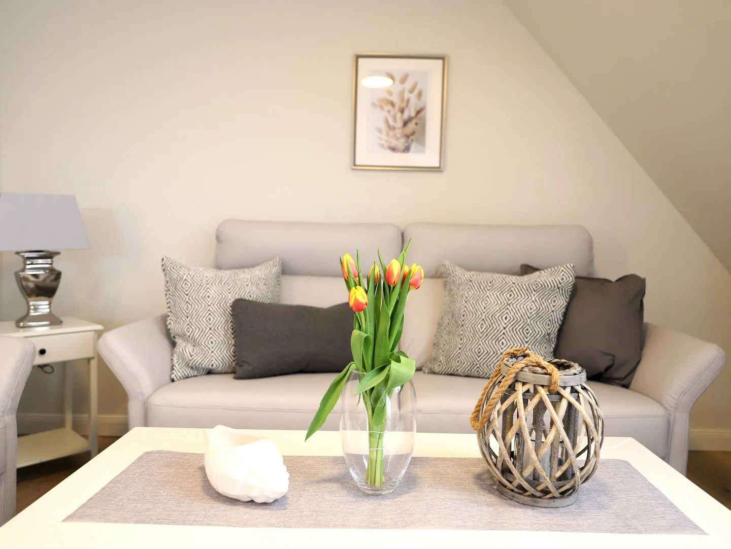 Nordhedig 7, Whg. 7b Westerland - Wohnzimmer