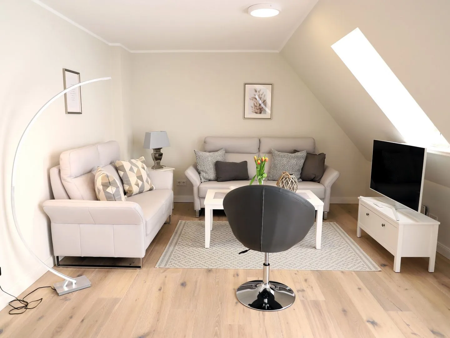 Nordhedig 7, Whg. 7b Westerland - Wohnzimmer