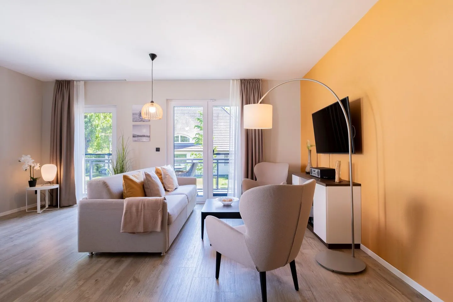 Seesinn Wustrow - Ferienwohnung Seesinn Wustrow offener Wohnbereich