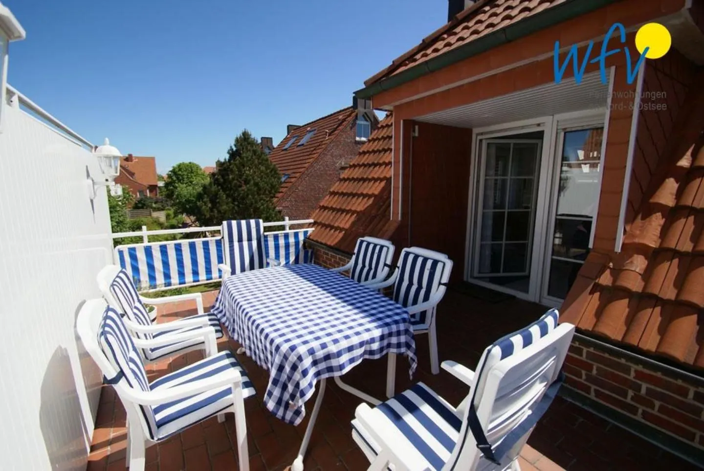 Fasanenhof Ferienwohnung Schaefer Juist - Balkon