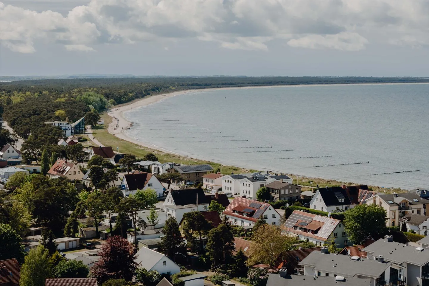 Strandvilla Glowe - Meeresrauschen Glowe - Vogelperspektive