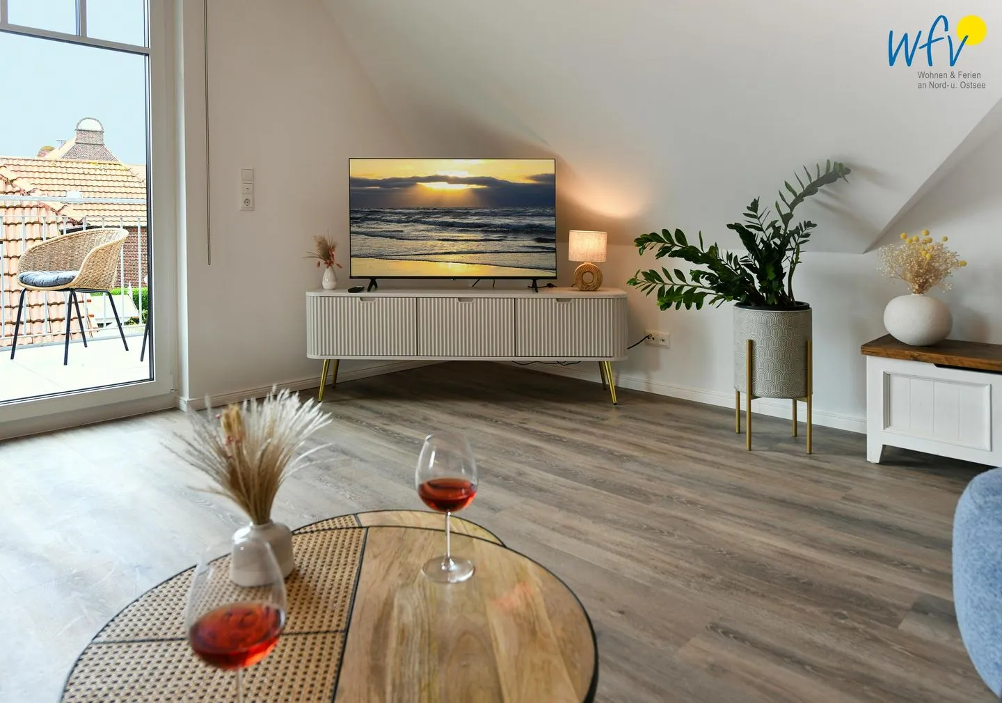 Haus Casper Ferienwohnung Sünnblick Langeoog - Wohnzimmer