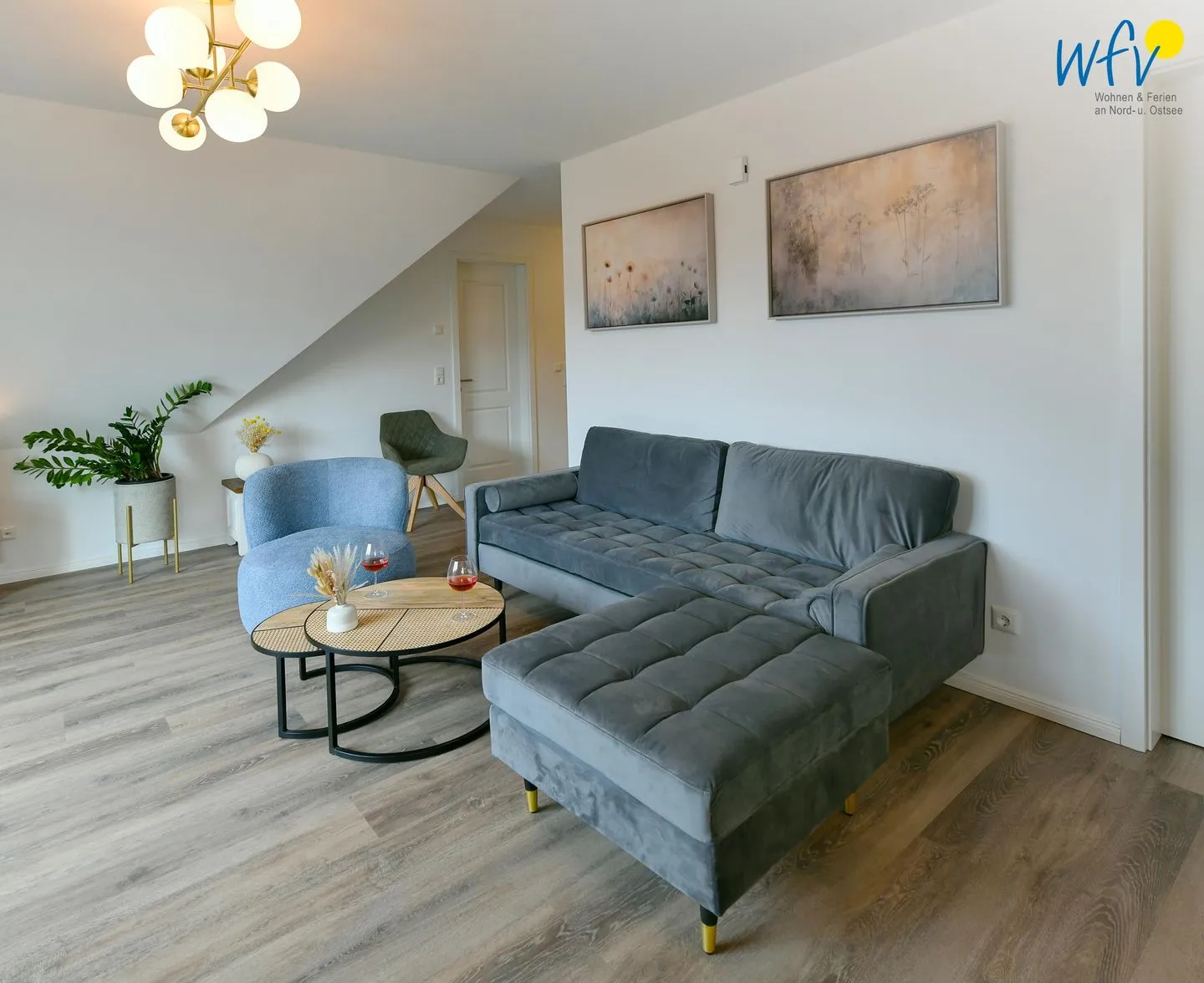 Haus Casper Ferienwohnung Sünnblick Langeoog - Wohnzimmer