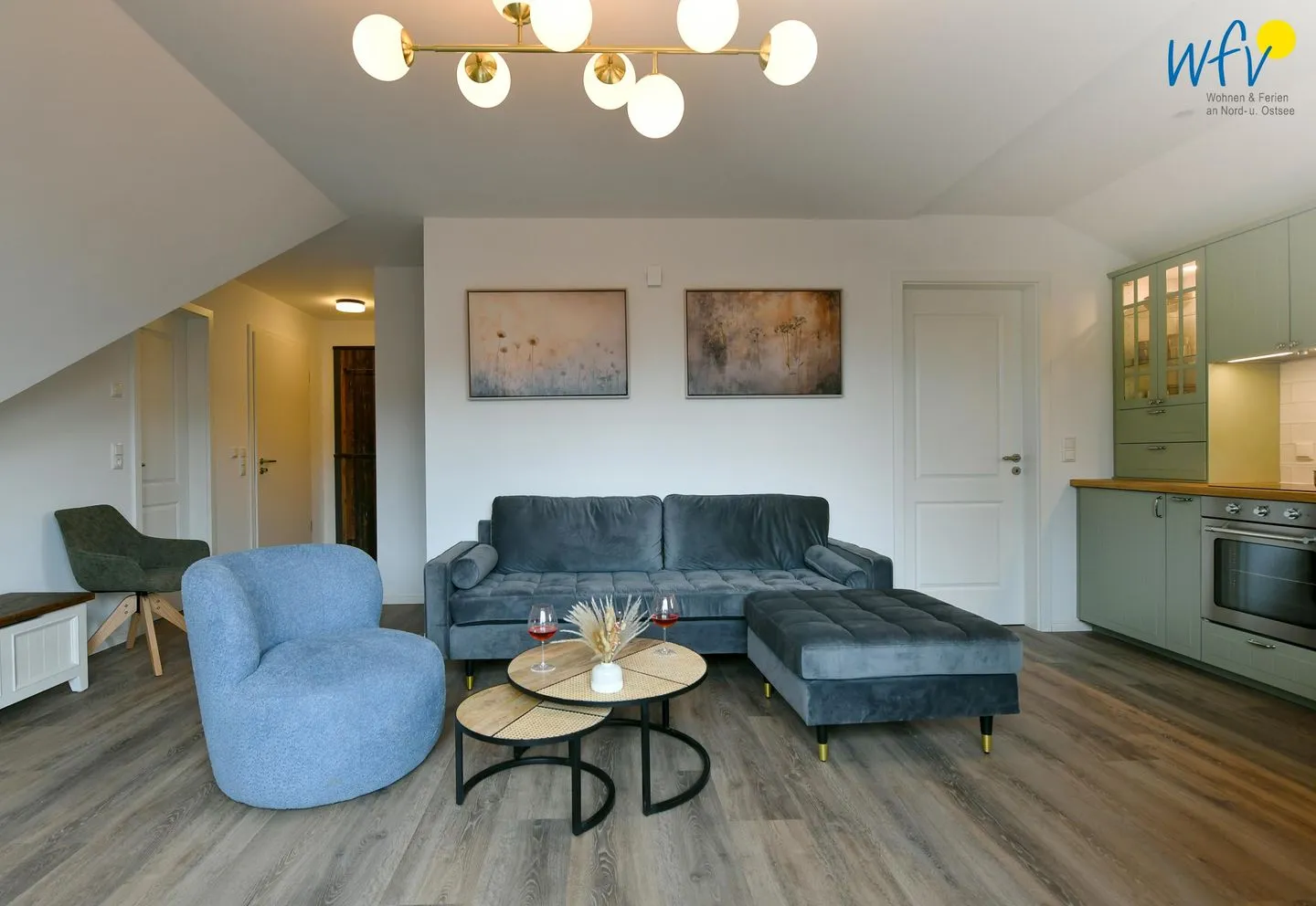 Haus Casper Ferienwohnung Sünnblick Langeoog - Wohnzimmer