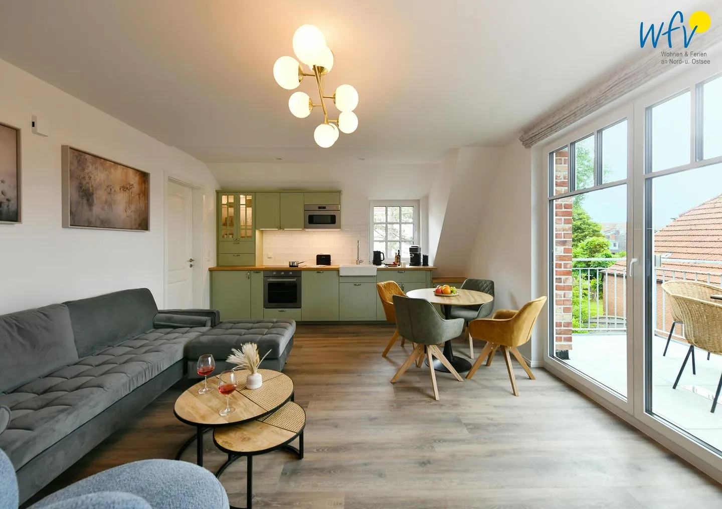 Haus Casper Ferienwohnung Sünnblick Langeoog - Wohnzimmer