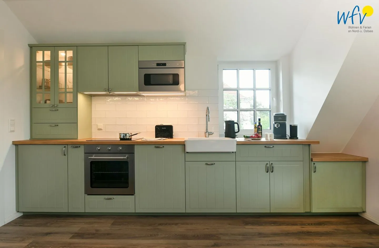 Haus Casper Ferienwohnung Sünnblick Langeoog - Küche / Küchenzeile