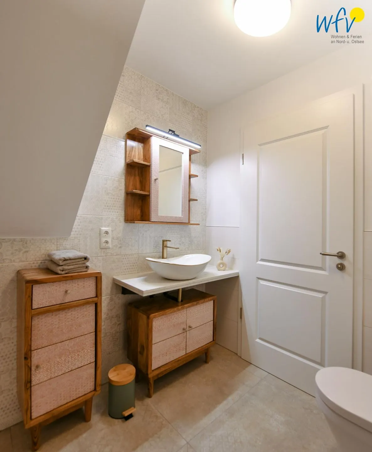 Haus Casper Ferienwohnung Sünnblick Langeoog - Badezimmer