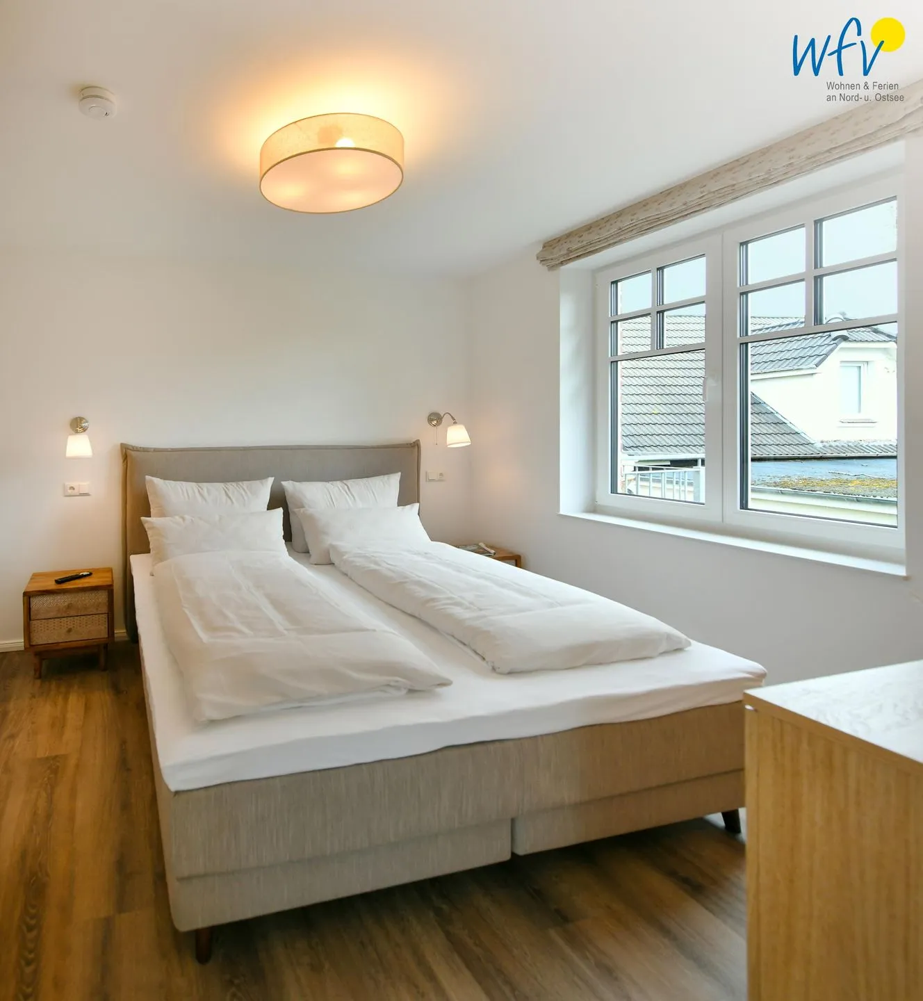 Haus Casper Ferienwohnung Sünnblick Langeoog - Schlafzimmer
