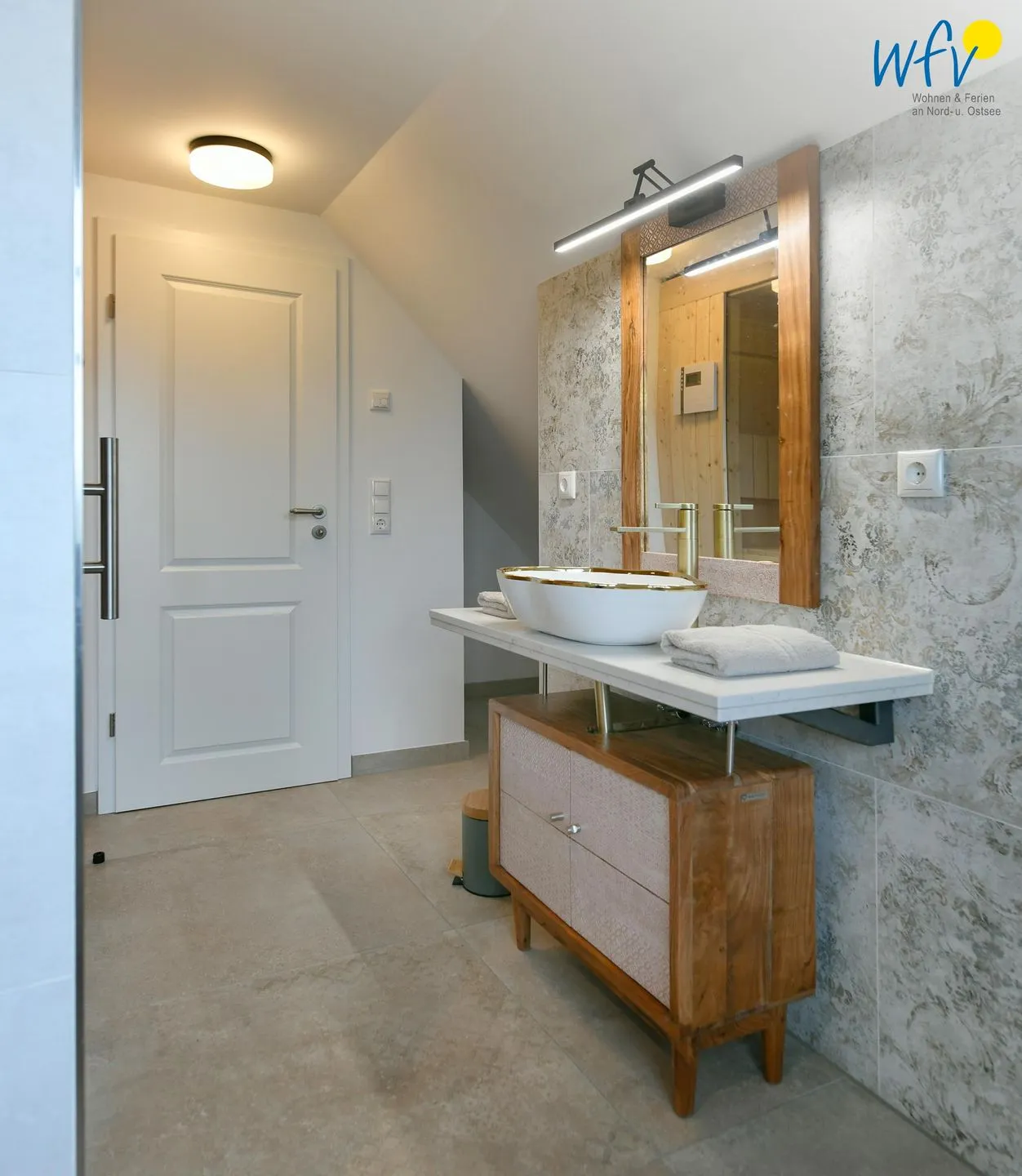 Haus Casper Ferienwohnung Sünnblick Langeoog - Badezimmer