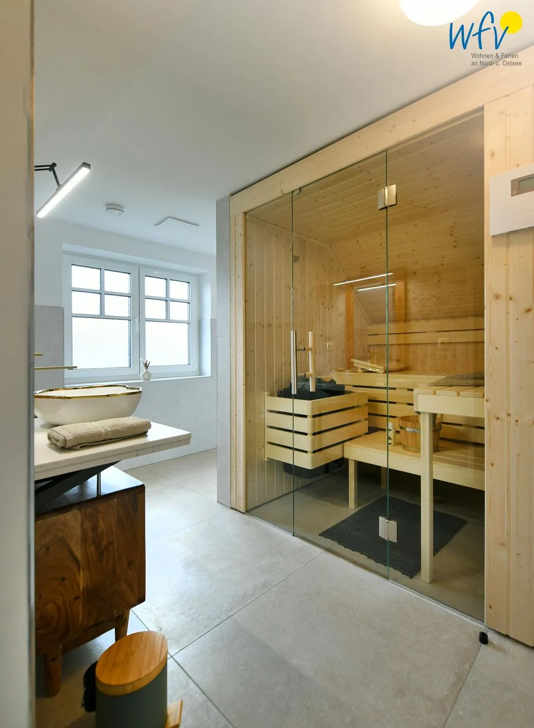 Haus Casper Ferienwohnung Sünnblick Langeoog - Badezimmer