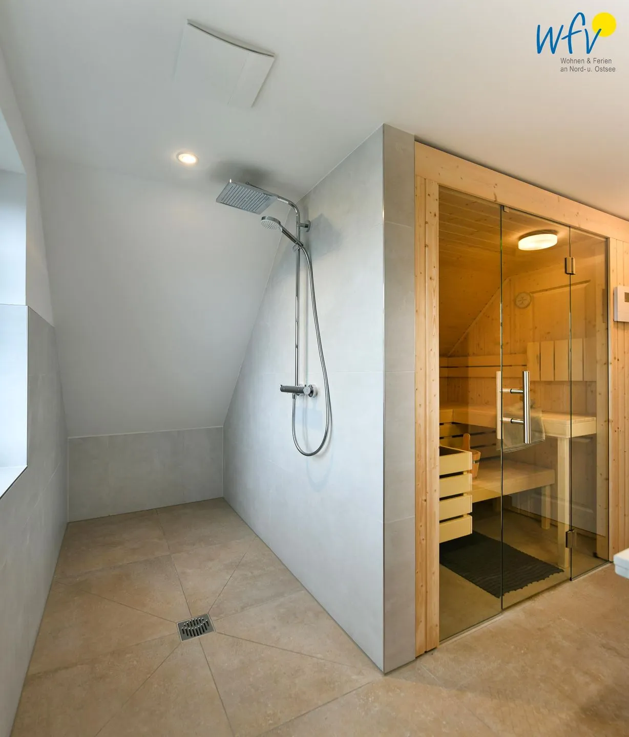 Haus Casper Ferienwohnung Sünnblick Langeoog - Badezimmer