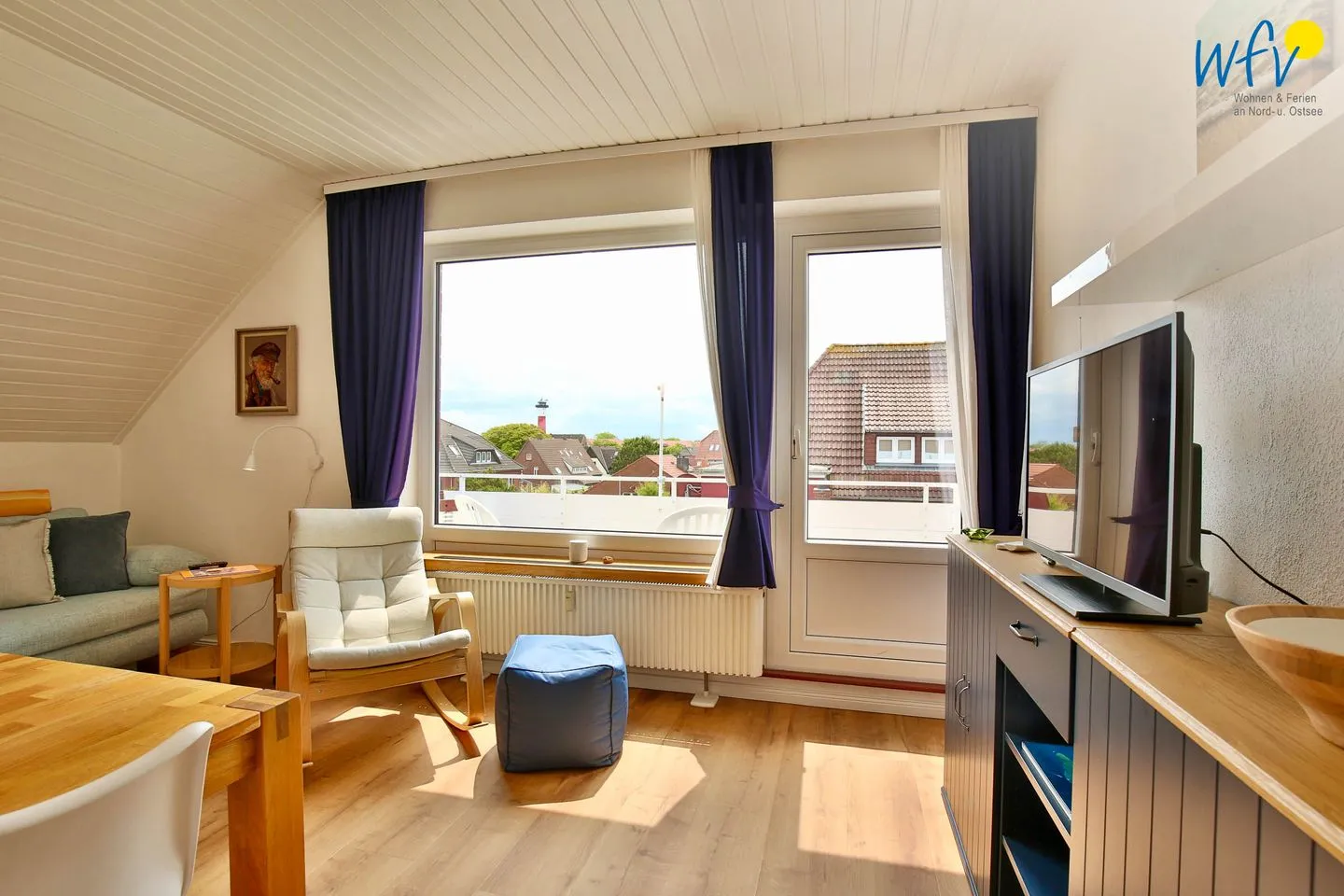 Haus Elisabeth-Anna-Straße 9 Ferienwohnung 11 Wangerooge - Wohnzimmer