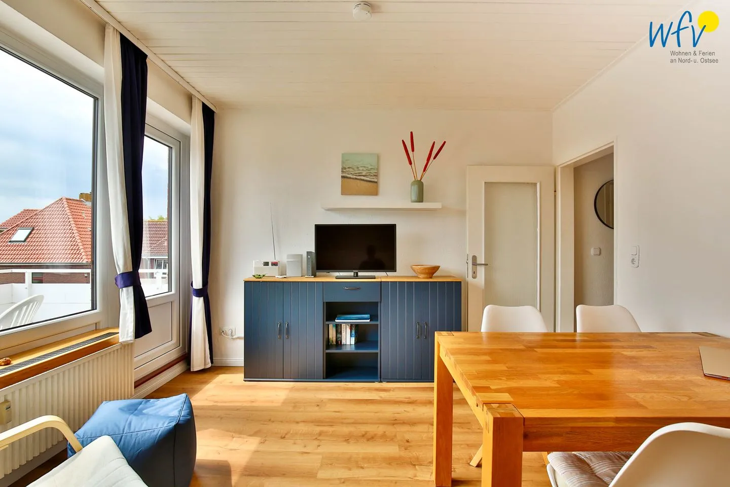 Haus Elisabeth-Anna-Straße 9 Ferienwohnung 11 Wangerooge - Wohnzimmer