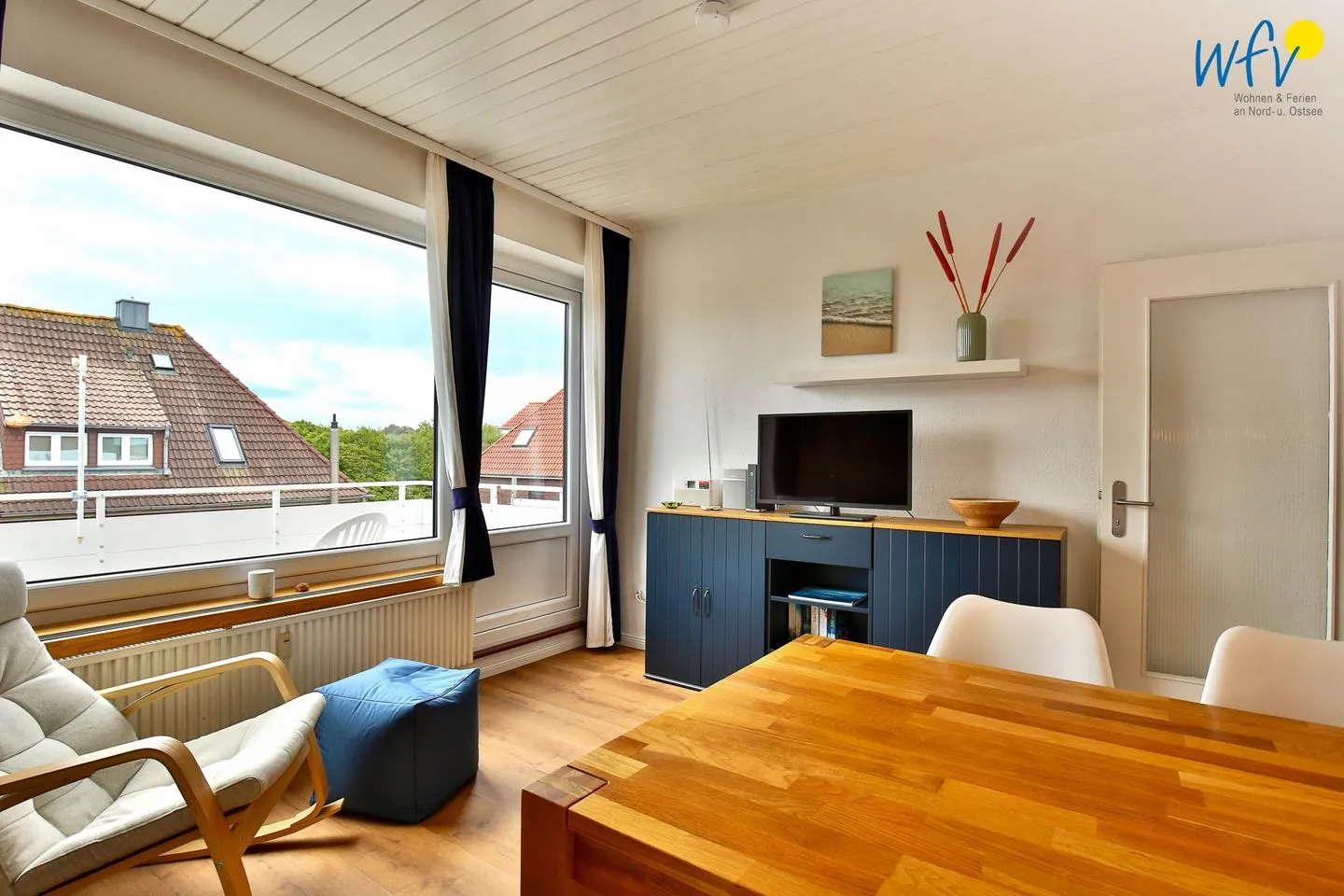Haus Elisabeth-Anna-Straße 9 Ferienwohnung 11 Wangerooge - Wohnzimmer