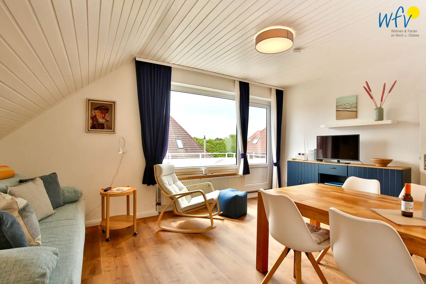 Haus Elisabeth-Anna-Straße 9 Ferienwohnung 11 Wangerooge - Wohnzimmer