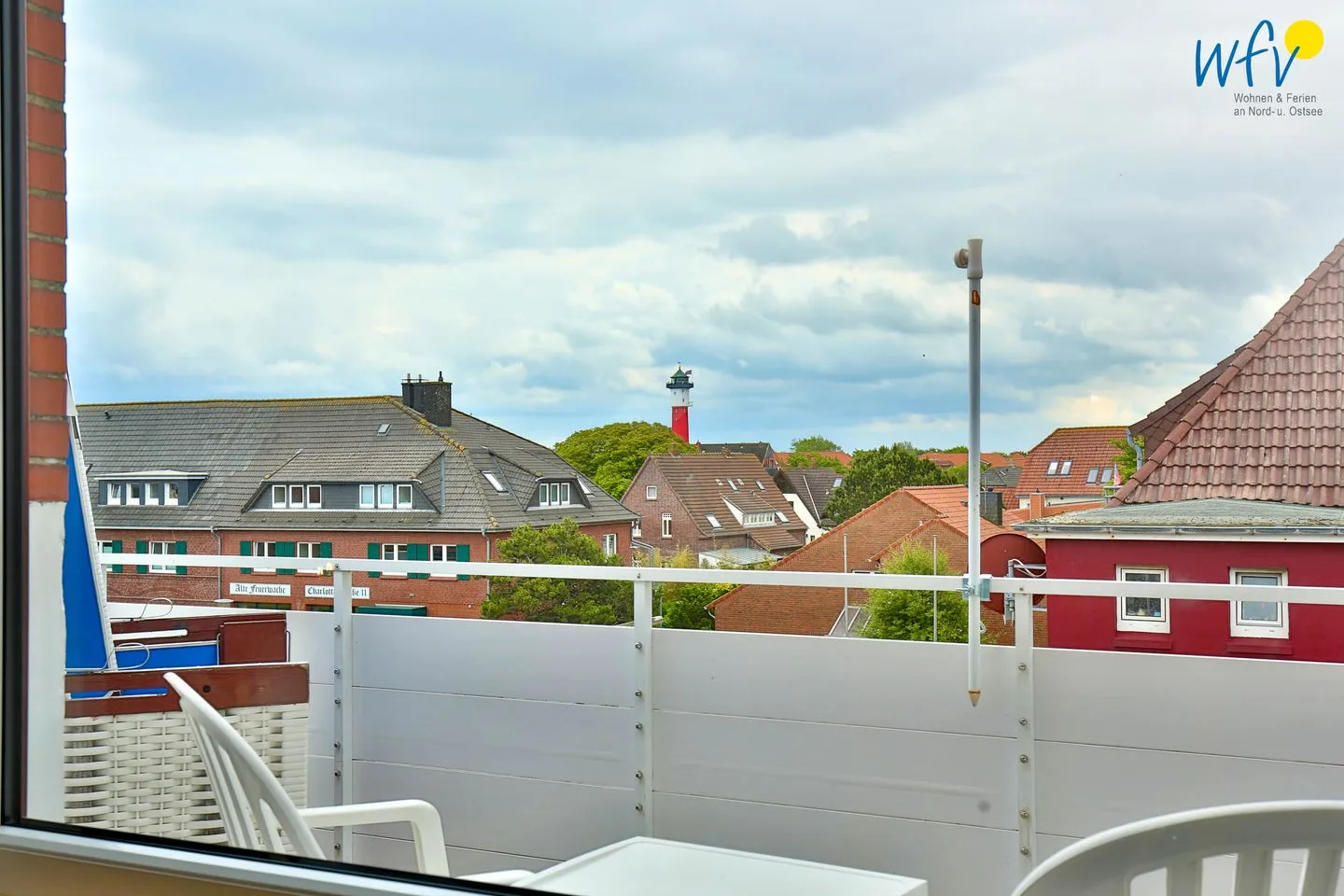 Haus Elisabeth-Anna-Straße 9 Ferienwohnung 11 Wangerooge - Balkon