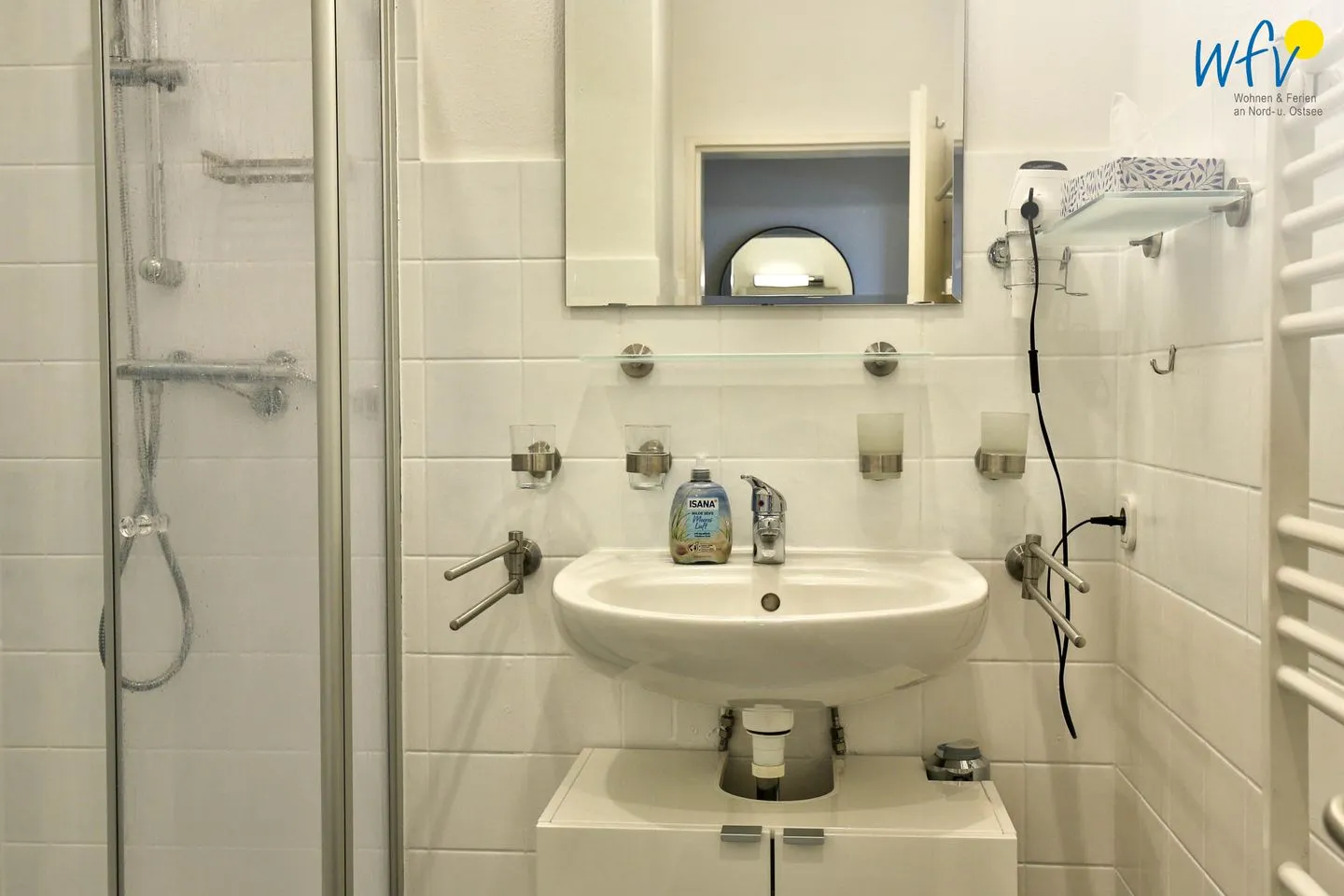 Haus Elisabeth-Anna-Straße 9 Ferienwohnung 11 Wangerooge - Badezimmer