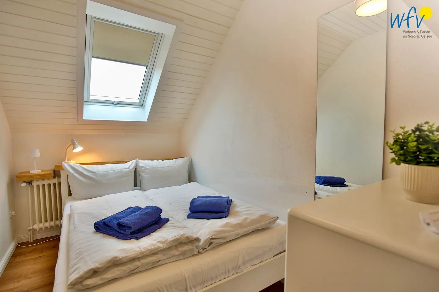 Haus Elisabeth-Anna-Straße 9 Ferienwohnung 11 Wangerooge - Schlafzimmer