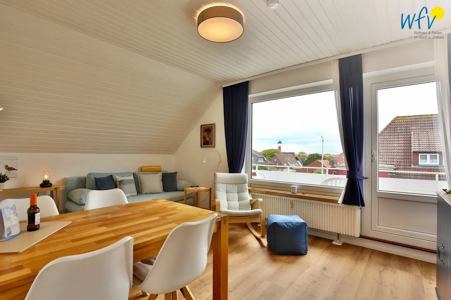 Haus Elisabeth-Anna-Straße 9 Ferienwohnung 11 Wangerooge - Wohnzimmer